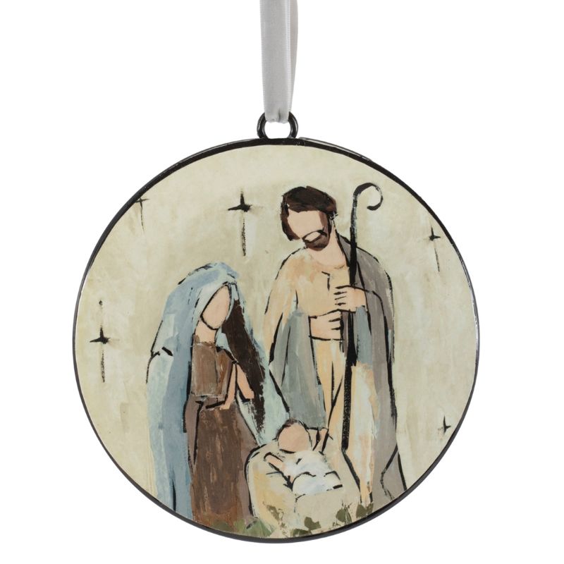 Holy Family Disc Ornament